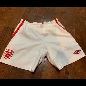 Men’s England soccer shorts